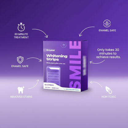 Purple Teeth Whitening Strips