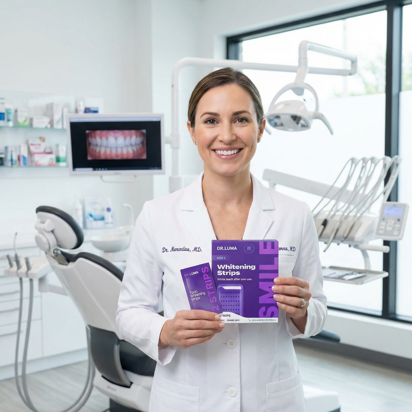 Purple Teeth Whitening Strips