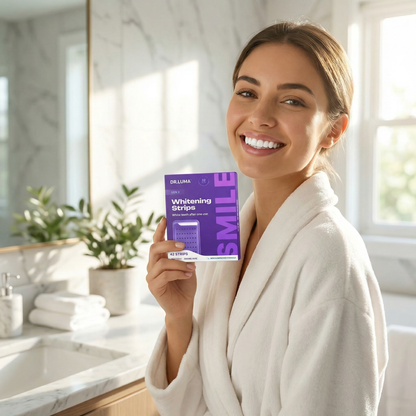 Purple Teeth Whitening Strips